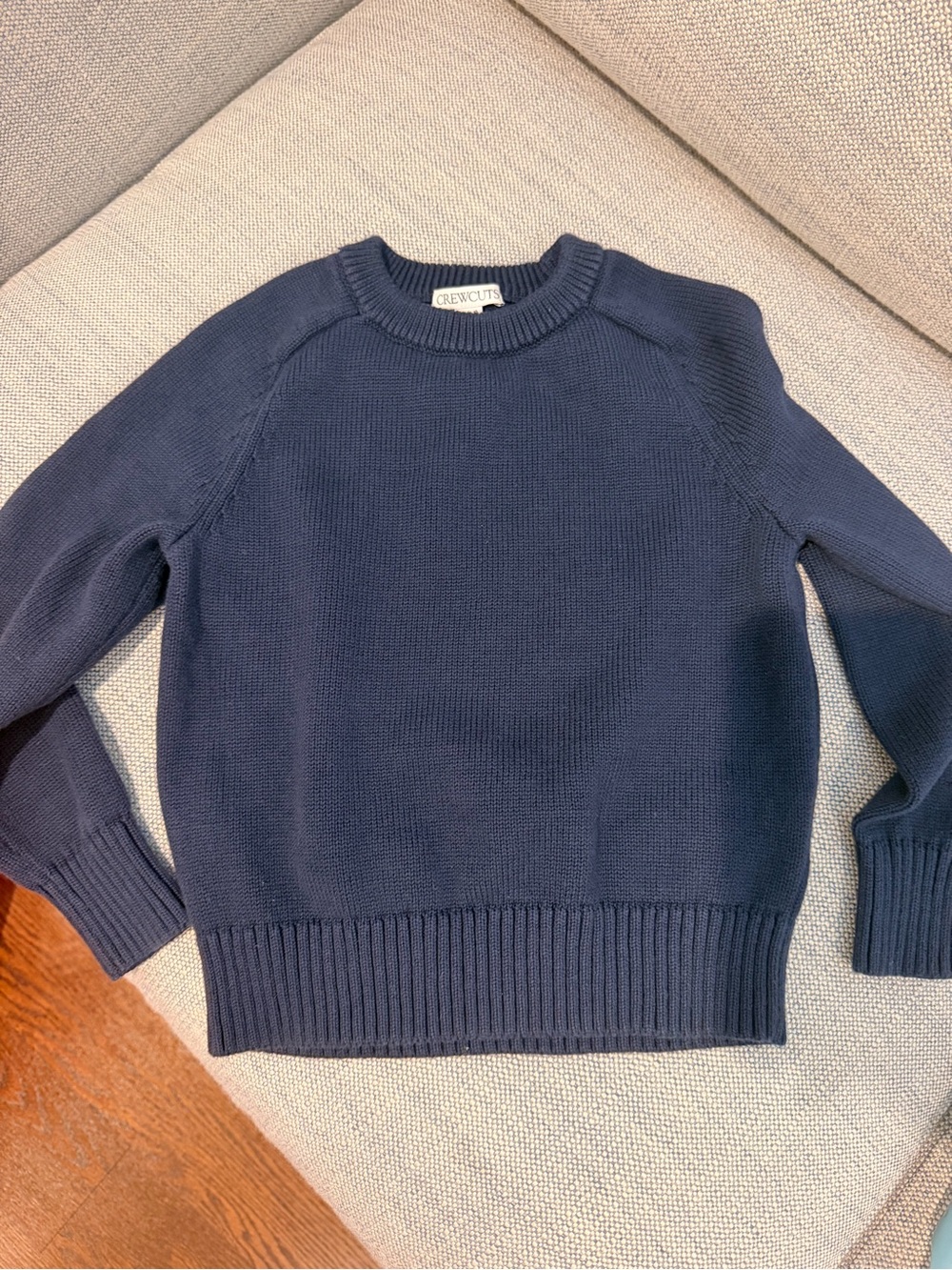 Crewcuts Boys Navy Crewneck Sweater